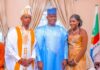 Gov. Bello admonish new couple to make God the foundation of their home