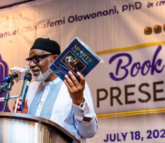 Lack of publications hampering sports law development – Gov Akeredolu