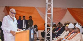 Gov Akeredolu inaugurates council of Obas, charges Monarchs to protect their domains from criminals