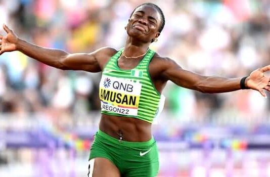 Nigeria’s Amusan Breaks Record, Wins 100m Hurdles Gold