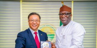 Governor Fayemi receives Chinese Ambassador in Ekiti