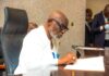 Gov Akeredolu swears-in 6 Perm Secs, Tutors-General