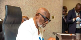 Gov Akeredolu swears-in 6 Perm Secs, Tutors-General