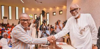 Gov Akeredolu swears in 15th Head of Service in Ondo