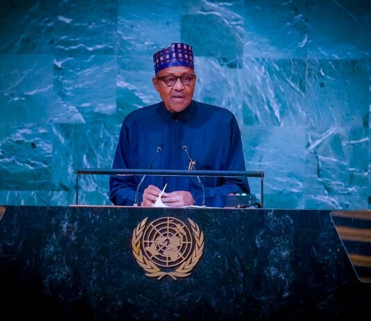 President Buhari Addresses UNGA, Calls For Debt Cancellation