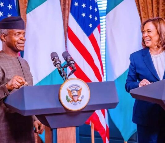 US VP Harris commends Osinbajo’s leadership on Climate Change, calls Nigeria’s VP an “Extraordinary Leader”