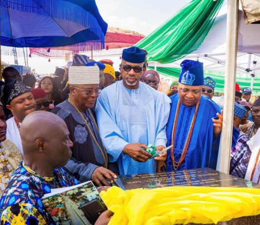 Governor Abiodun commissions Arepo-Journalists Estate Road