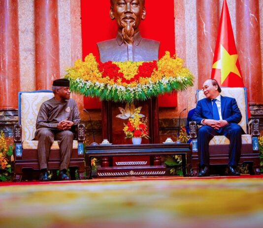 Osinbajo Harps On Why Nigeria Is Best Place To Invest In Africa At Meeting With Vietnam’s President Phuc