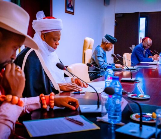 Osinbajo, Sultan, Gbong Gwom, Olu Of Warri, Others Interact On Transforming NIPSS Into World-Class Think-Tank