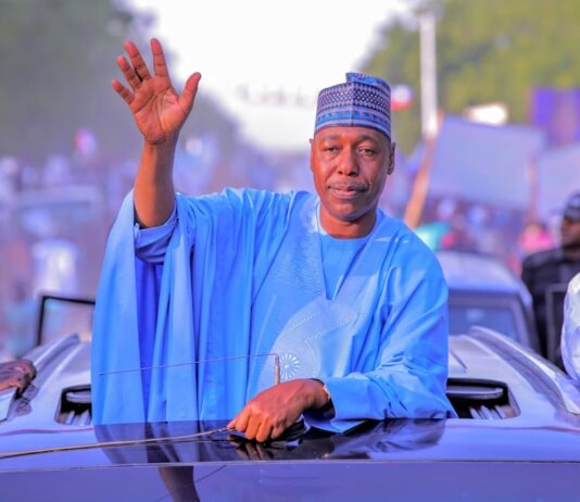 Zulum visits Gwoza, upgrades General Hospital to Specialist, sites Nursing College