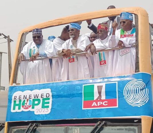 APC grand finale rally in Lagos: Tinubu pledges to work hard for Nigeria