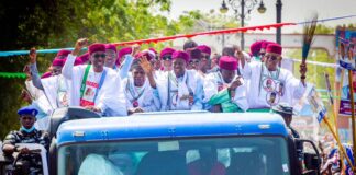 In massive solidarity, residents lockdown Maiduguri for Tinubu, Shettima