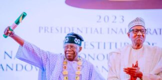 Transition: Buhari Passes Symbolic Baton To Tinubu, Says I’ve Run A Good Race
