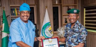 Ag. IGP Visits PSC Chair, Discusses Strengthening Mutual Relationship For Effective Policing Services