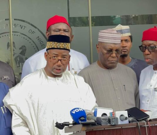 Do Not Engage In Any Form Of War, Embrace Peace – PDP Governors To FG