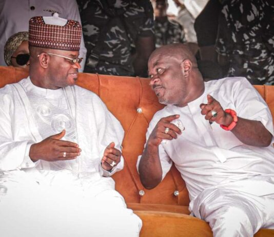 Governor Bello attends burial of late father of Fmr. Senator, Attai Aidoko