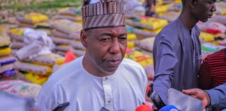 Palliatives: Zulum gifts Borno ‘Corpers’ N36m, 100 bags of rice, others