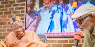 Gov Akeredolu Receives APC National Chair, Expresses Confidence In His Leadership