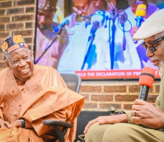 Gov Akeredolu Receives APC National Chair, Expresses Confidence In His Leadership