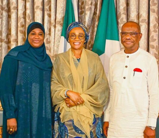 Wike Seeks Partnership With First Lady On Establishment Of Directorate For Women Affairs In The FCT