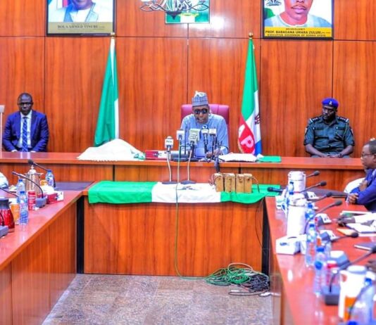 Zulum swears in commissioner, 4 LG chairmen
