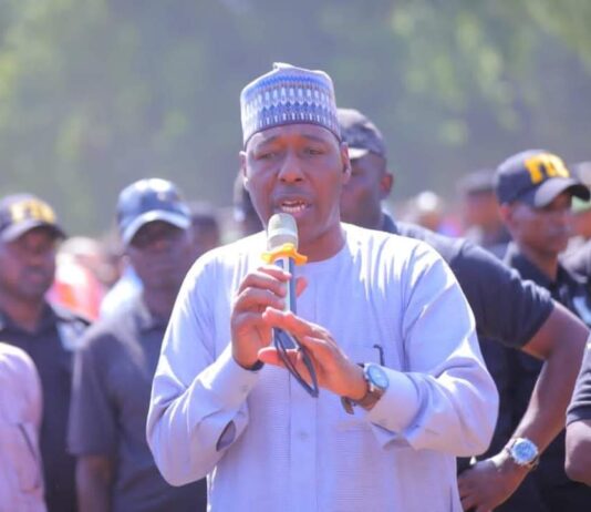 Palliatives: Zulum shares N125m, food to 40,000 families in Konduga