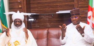 Ohinoyi’s Demise: Governor Bello Receives Emir of Kano, HRM Ado Bayero, CFR, On Condolences