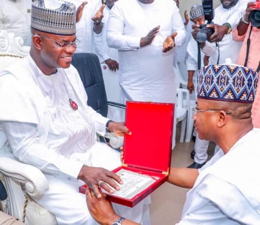 Governor Bello Calls For Unity As INEC Presents Certificate Of Return To Governor-Elect, Ododo