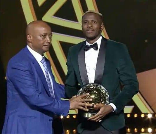 Osimhen Makes History, Crowned CAF African Player Of The Year