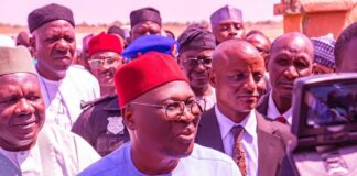 Governor Fintiri Returns To Yola After Vacation