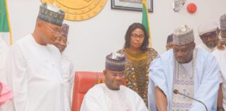 Governor Bello Signs Kogi State Free Examination Registration Fees Bill, 14 Others into Law
