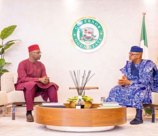 Nasarawa Gov. Thumbs Up Abiodun On Infrastructural Drive In Ogun