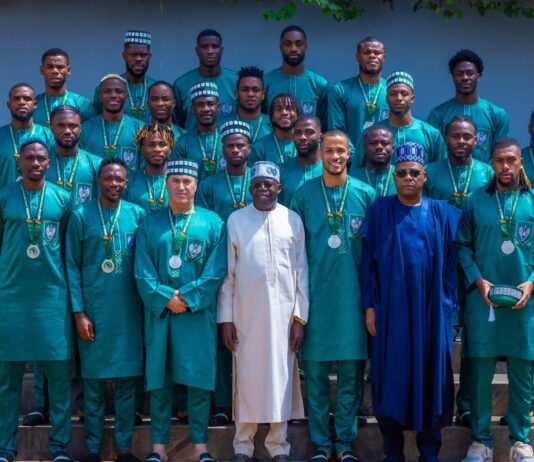President Tinubu Rewards Super Eagles With National Award, Plots Of Land, Flats In FCT