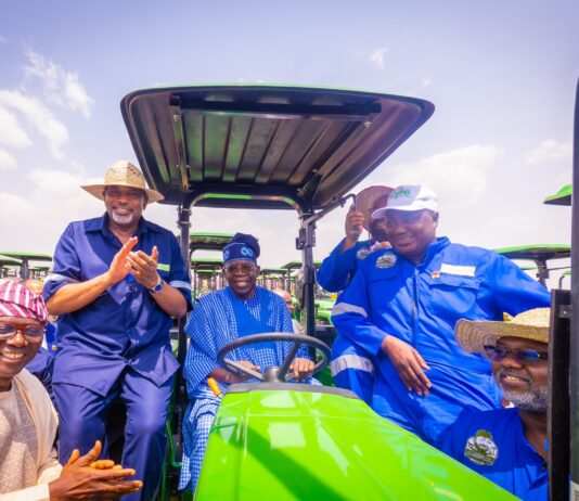 President Tinubu Launches Agricultural Machinery Initiative in Niger State to Boost Food Security, Export Potential
