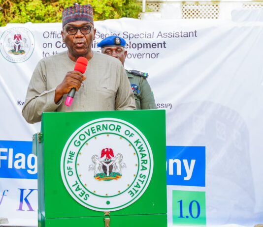 Kwara Gov launches scheme to train youth, communities on mgt of public infrastructure