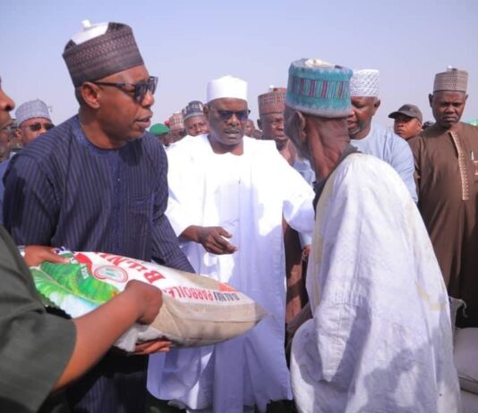 Hardship: Zulum shares food aid to 50,000 families in southern Borno