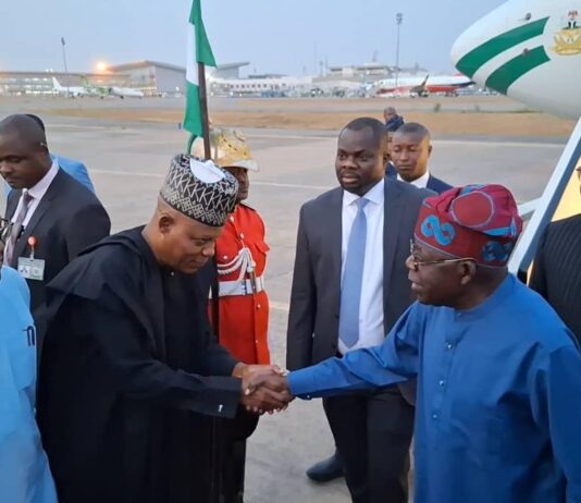 Tinubu Returns to Abuja After A 2-Day Visit to Qatar