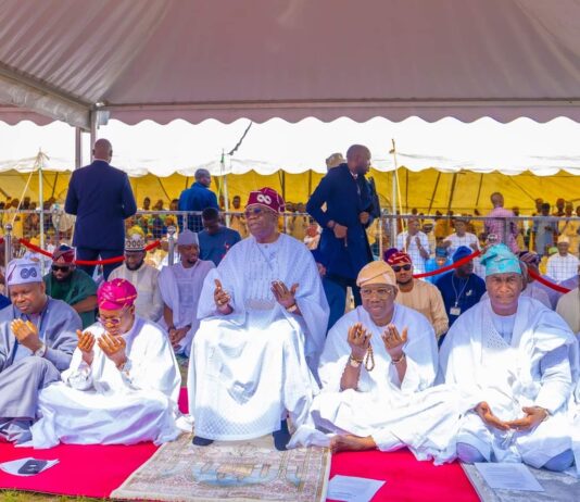 Photo News: President Tinubu Calls on Nigerians to Maintain Hope in Renewed Hope Agenda During Eid Celebrations