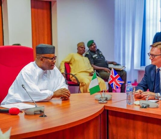 Akpabio Seeks Collaboration of UK in Deepening Nigeria’s Democracy