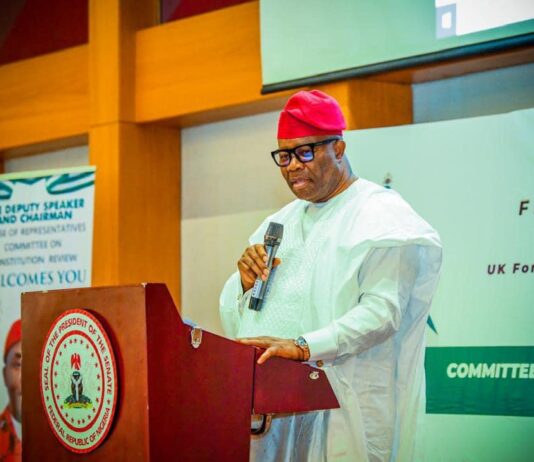 Constitutional review: It’s time to unite, shape Nigeria through legislations – Akpabio