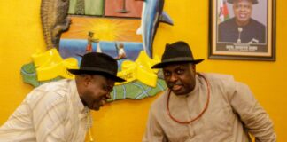 Gov. Diri Receives Former Delta Governor, James Ibori In Yenagoa