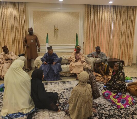 VP Shettima Pays Condolence Visit To APC National Chairman In Kano