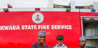 Gov AbdulRazaq presents new truck to Kwara Fire Service
