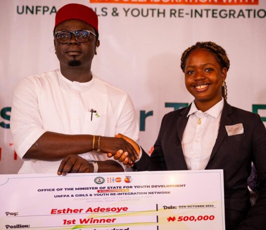 Miss Esther Adesanya Adesioye Becomes One-Day Minister to Mark International Day of the Girl Child