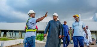 Governor AbdulRazaq Inspects Ongoing Revamp of Kwara’s Indoor Sports Hall