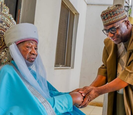 29th Anniversary: Emir of Ilorin prays for Governor AbdulRazaq, says he promoted our culture, tradition