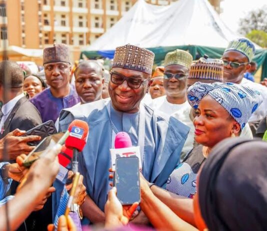 Gov Abdulrazaq celebrates, donates gifts to special needs children at Kwara New Year event