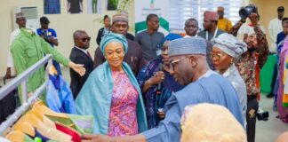 Gov Abdulrazaq putting Kwara youth to productive enterprise, First Lady Tinubu says on visit to Garment Factory