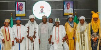 Gov Abdulrazaq meets first class monarchs, sets agenda for safer Kwara