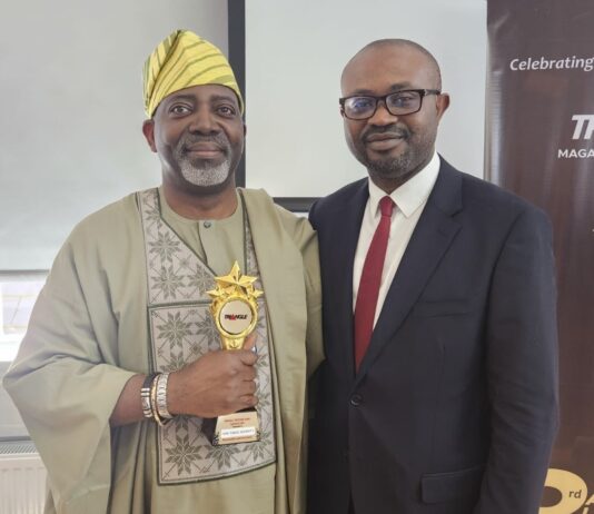 Prince Adekunle Oyedepo Congratulates Hon. Tunde Doherty on Global Leadership Award